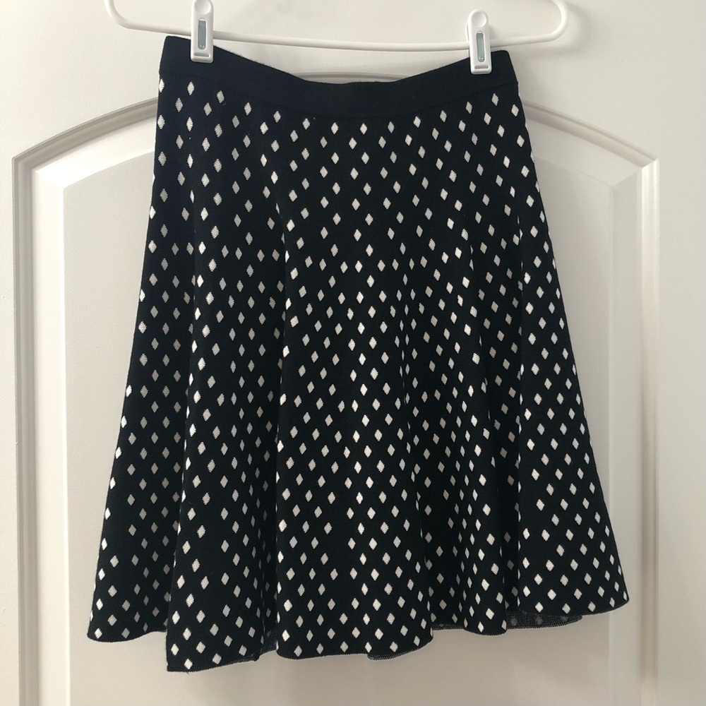 Neiman Marcus Diamond Patterned Skirt